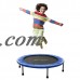 Hascon 56 in.Twin Trampoline with Safety Pad Adjustable Handlebar HITC   